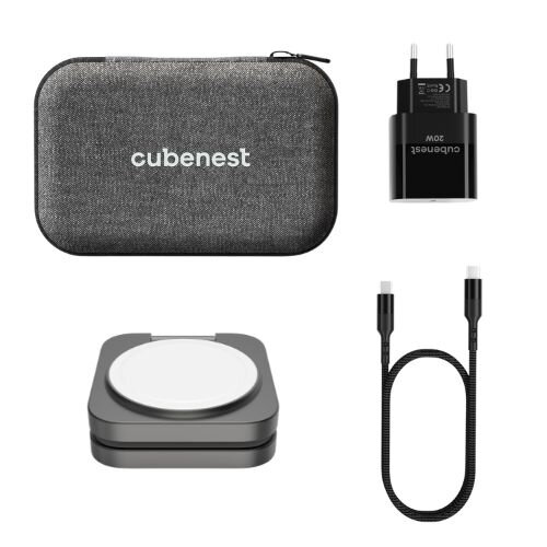 Cubenest 2in1 Foldable Magnetic Wireless Charger S211