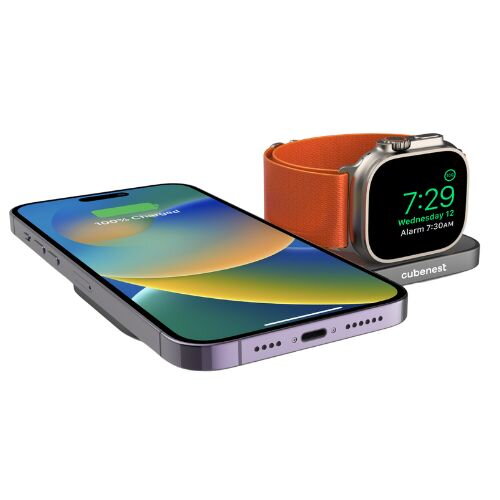 Cubenest 2in1 Foldable Magnetic Wireless Charger S211