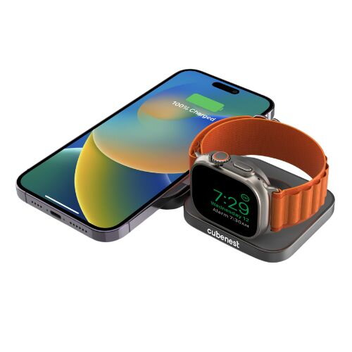 Cubenest 2in1 Foldable Magnetic Wireless Charger S211