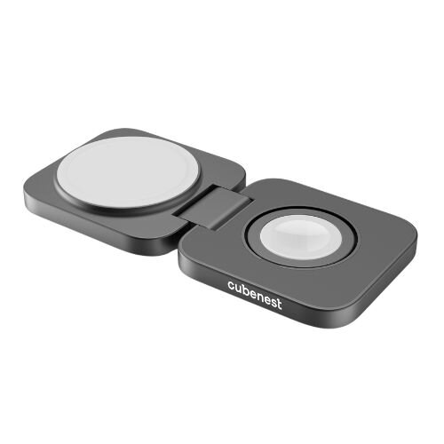 Cubenest 2in1 Foldable Magnetic Wireless Charger S211