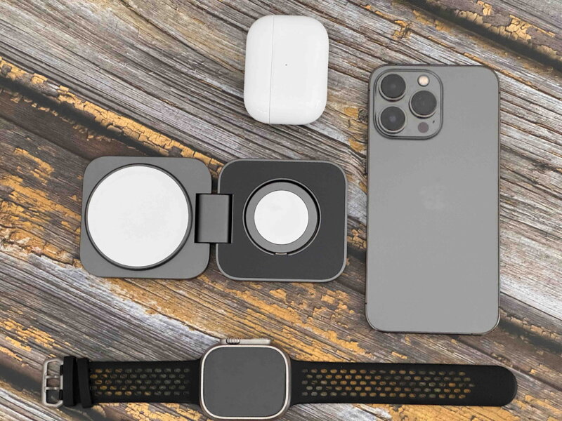 Cubenest 2in1 Foldable Magnetic Wireless Charger S211