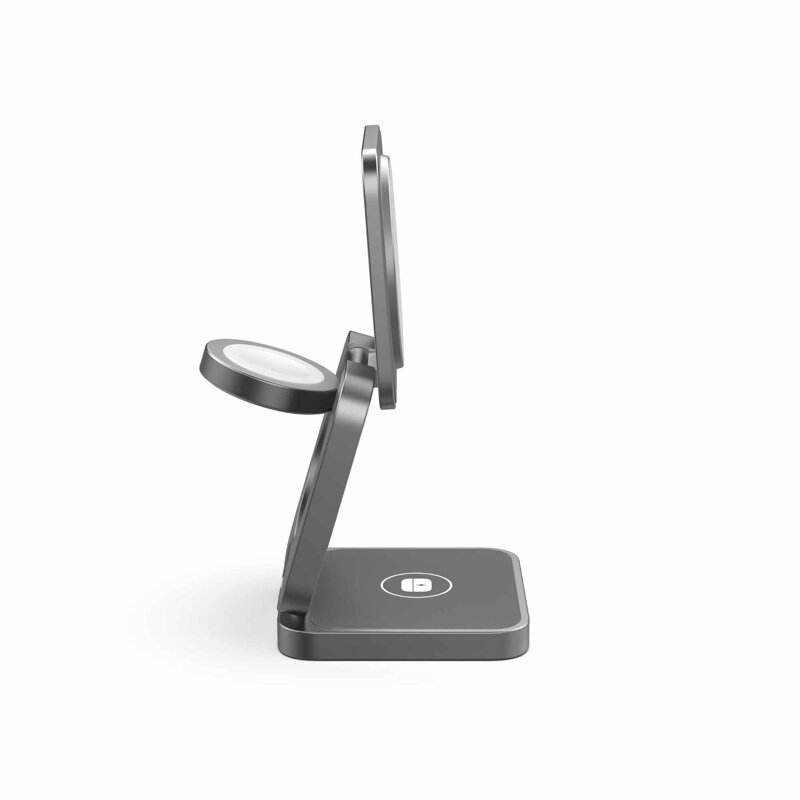 Cubenest 3in1 Foldable Magnetic Wireless Charger S312 Pro grey
