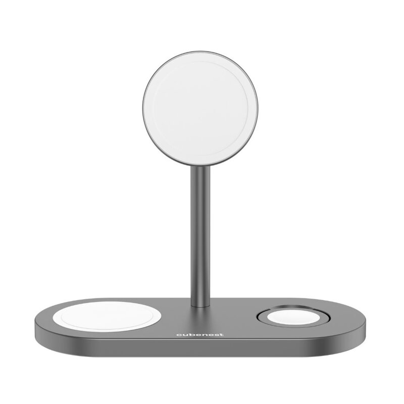 Cubenest 3in1 Magnetic Wireless Charger S313 Pro grey