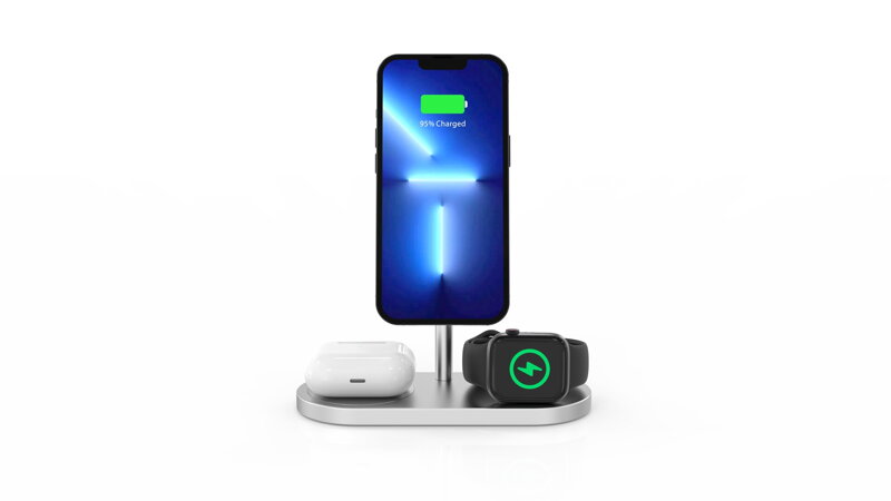 CubeNest 3in1 Magnetic Wireless Charger S313 Pro CubeNest 3in1 Magnetic Wireless Charger S313 Pro