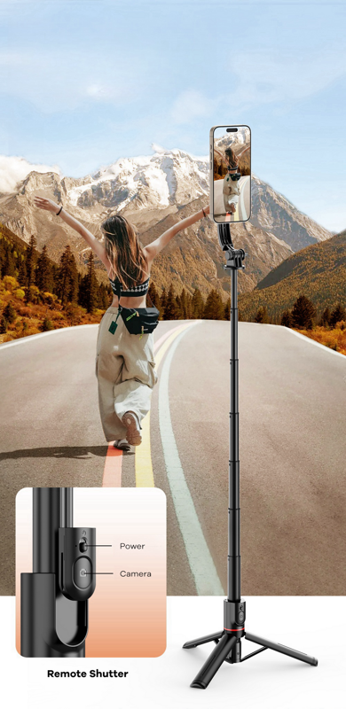 Cubenest Selfie Stick and Tripod MagSafe compatible SLS01