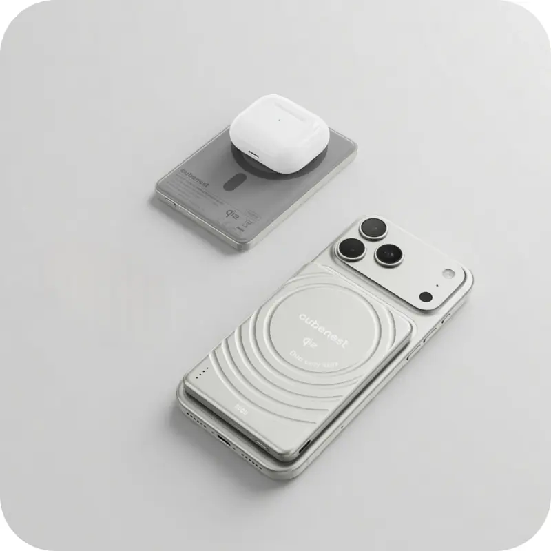 Qi2 MagSafe powerbank 5 000 mAh SlimDual Qi2 MagSafe powerbank 5 000 mAh SlimDual