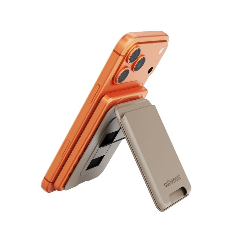 Cubenest Qi2 Magnetic Wireless SlimDual PowerBank 5000 mAh SQ1B3D orange