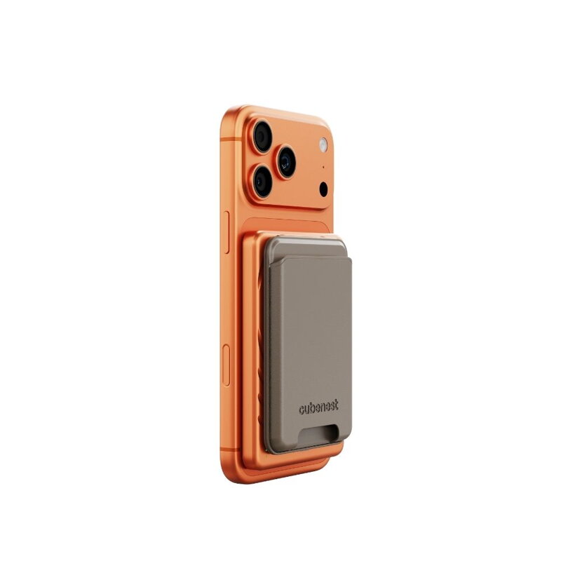 Cubenest Qi2 Magnetic Wireless SlimDual PowerBank 5000 mAh SQ1B3D orange