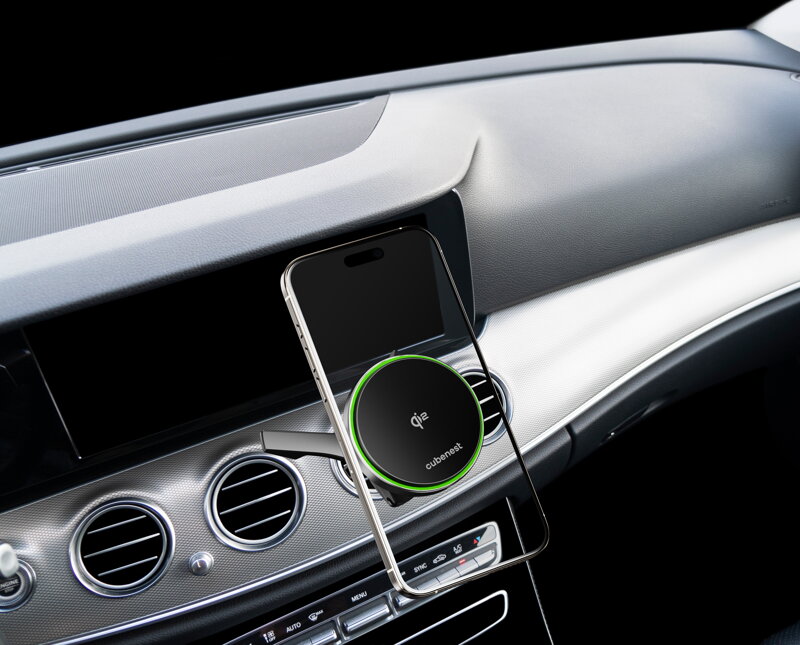Cubenest Qi2 Magnetic Wireless Car Charger SQ1C0
