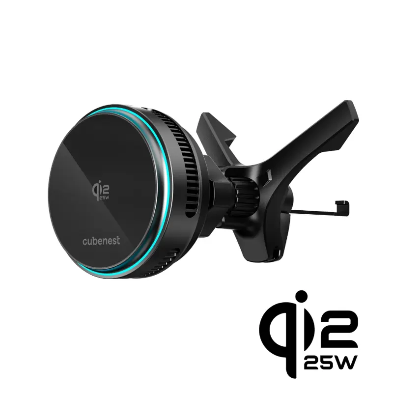 Cubenest Qi2.2 Cooling Magnetic Wireless Car Charger SQ1C2 Cubenest Qi2.2 Cooling Magnetic Wireless Car Charger SQ1C2
