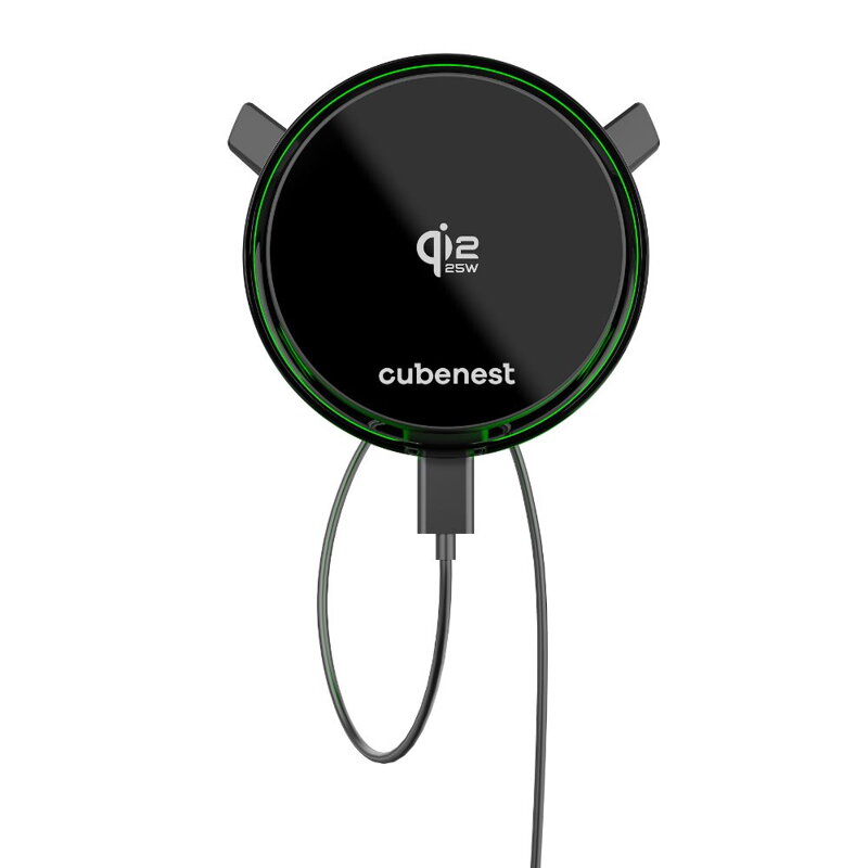 Cubenest Qi2.2 Cooling Magnetic Wireless Car Charger SQ1C3