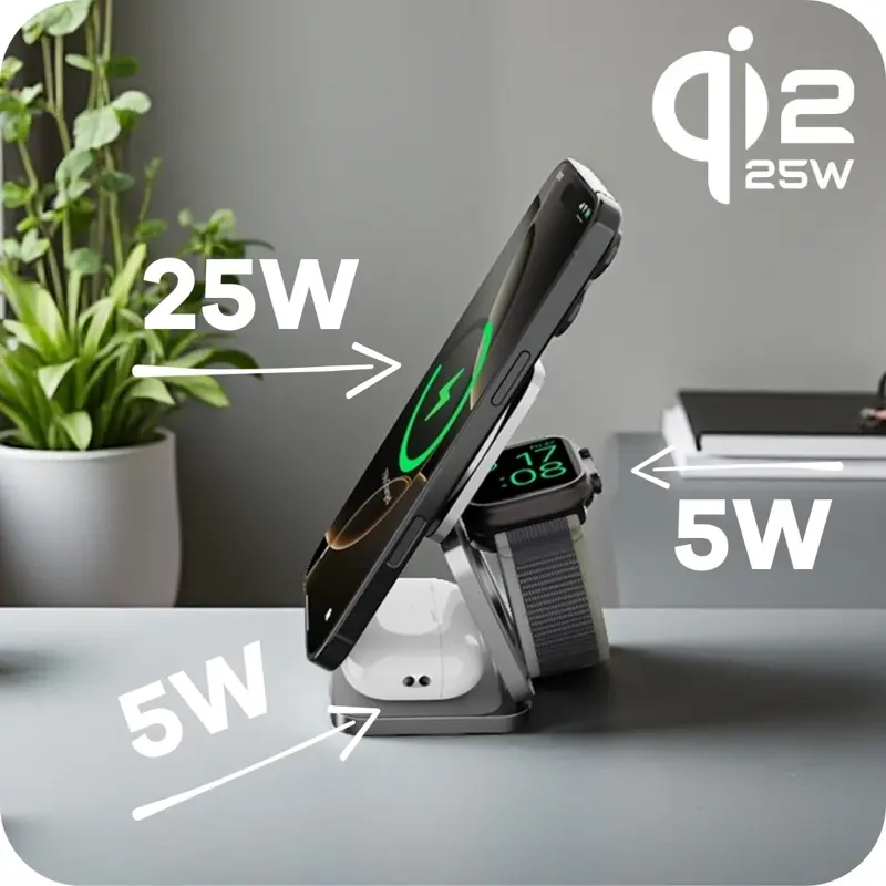 Qi2.2 3in1 MagSafe charger