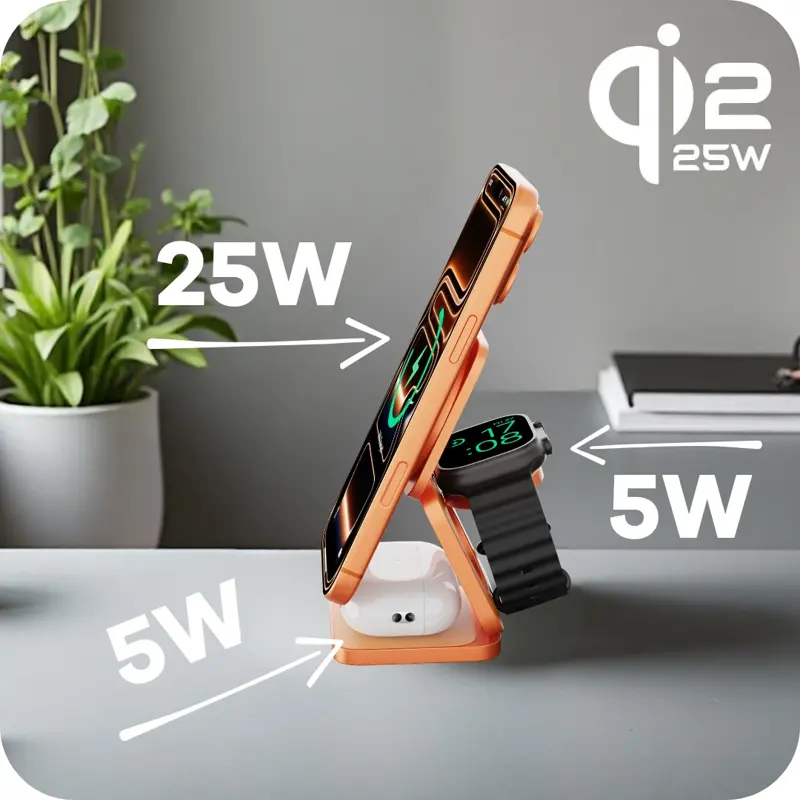 Qi2.2 3in1 MagSafe charger Qi2.2 3in1 MagSafe charger