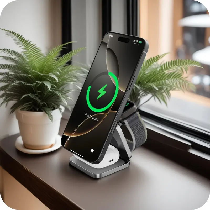 Qi2.2 3in1 MagSafe charger
