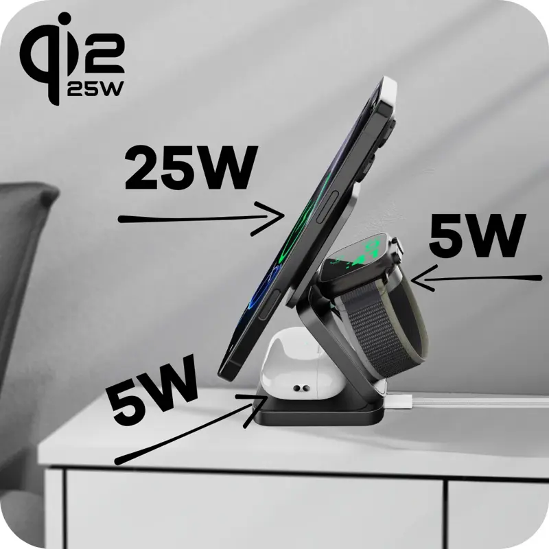 Qi2.2 3in1 MagSafe charger Qi2.2 3in1 MagSafe charger