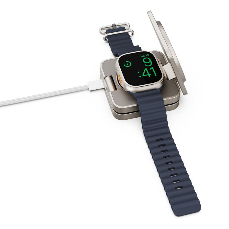 Cubenest Qi2.2 3in1 Foldable Magnetic Wireless Charger SQ312 Pro titan