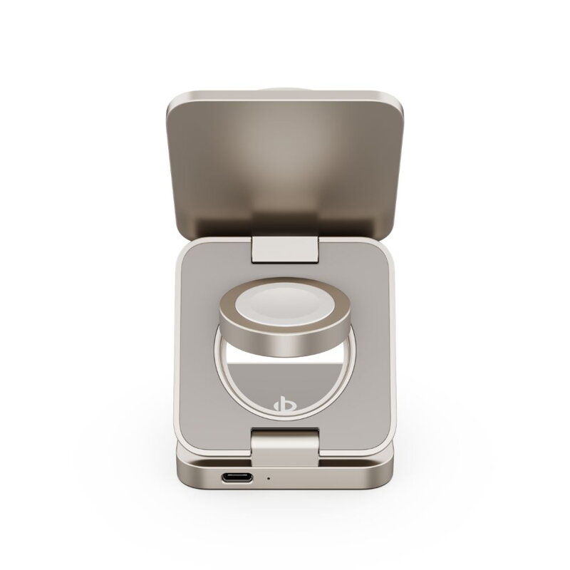 Cubenest Qi2.2 3in1 Foldable Magnetic Wireless Charger SQ312 Pro titan