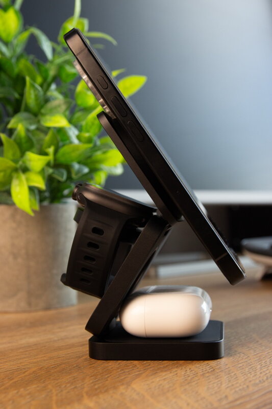 Cubenest Qi2.2 3in1 Foldable Magnetic Wireless Charger SQ312 Pro black