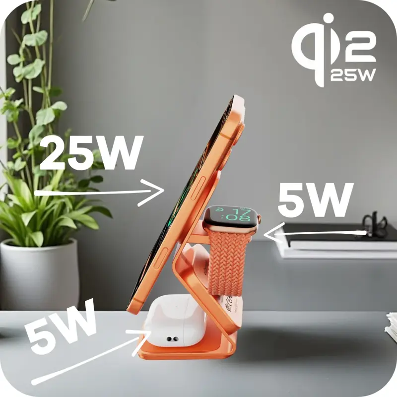 Qi2.2 3in1 MagSafe charger