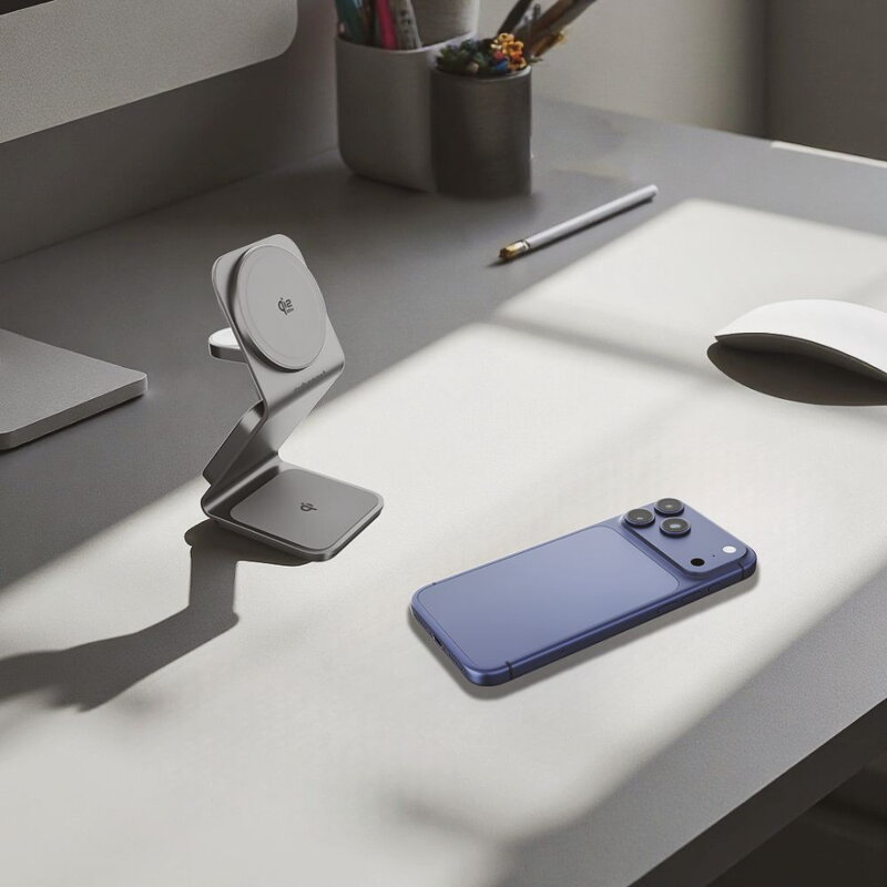 Cubenest Qi2.2 3in1 Magnetic Wireless Charger SQ314 grey