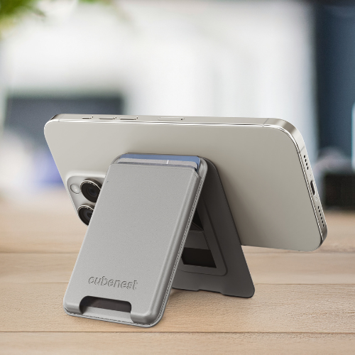 Cubenest Premium Magnetic Wallet and Stand WT01S titan