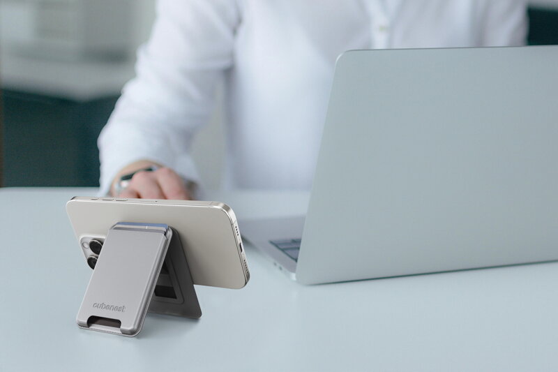 Cubenest Premium Magnetic Wallet and Stand WT01S titan