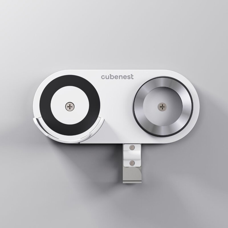 Cubenest Magnetic Hair Dryer Holder for SwiftDry SDHD01 White