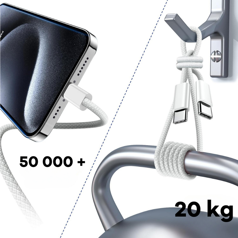 Cubenest USB-C/USB-C cable 60W 1m 2pcs