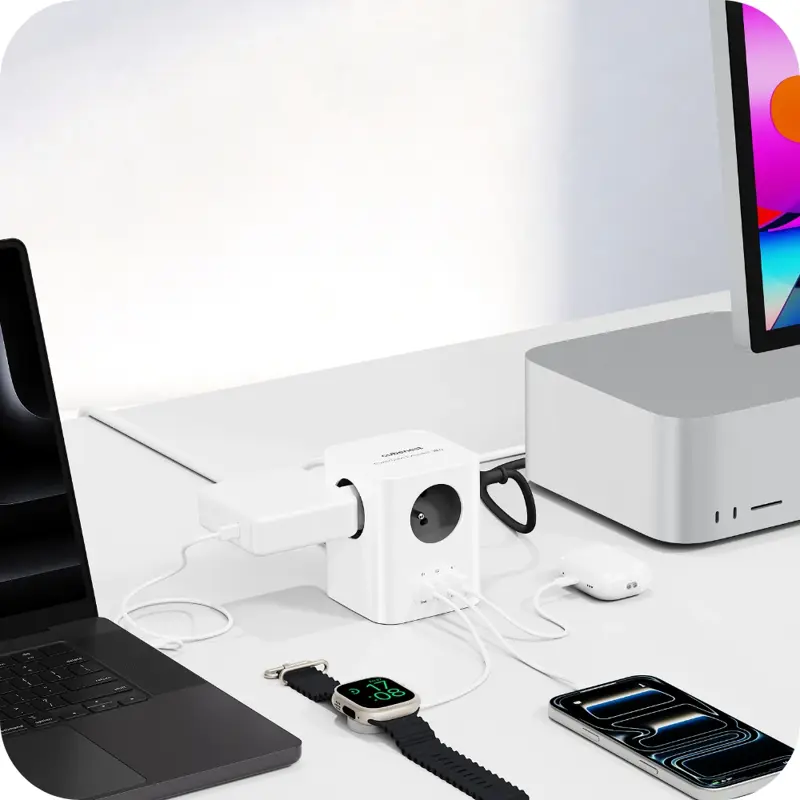 Cubenest PowerCube Extended USB A+C PD 30 W 1.5 m grey