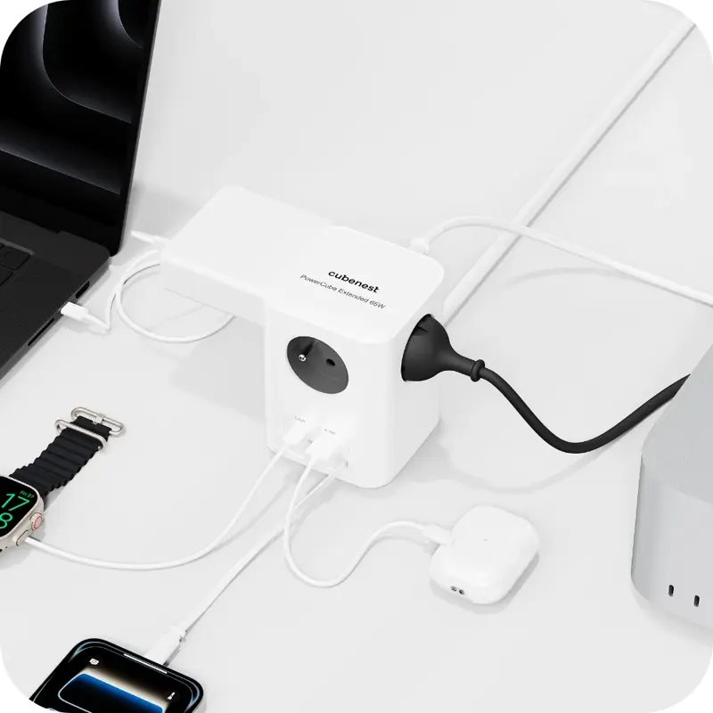 Cubenest PowerCube Extended USB A+C PD 65 W Cubenest PowerCube Extended USB A+C PD 65 W