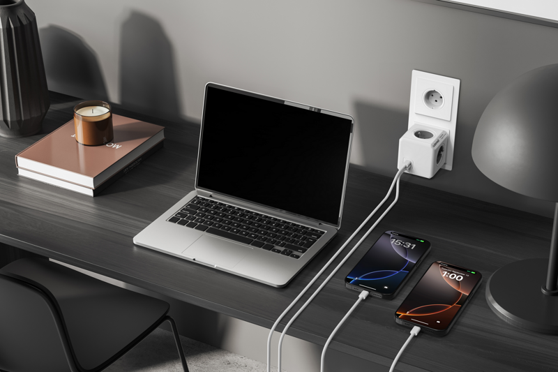 Cubenest PowerCube Original USB C+C PD 35 W Type E grey