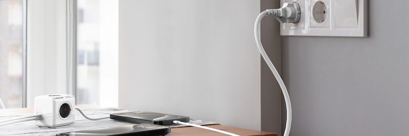 Cubenest PowerCube Extended USB C+C PD 35 W 1,5 m Type F grey