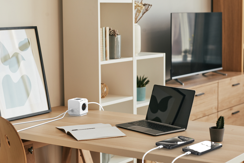 Cubenest PowerCube Extended USB C+C PD 35 W 1,5 m Type F grey