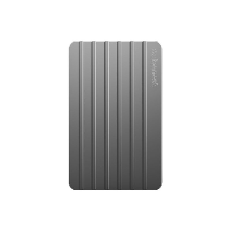 Cubenest Magnetic Aluminum Wallet WT02 Gray