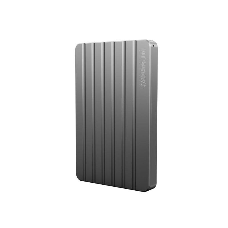 Cubenest Magnetic Aluminum Wallet WT02 Gray