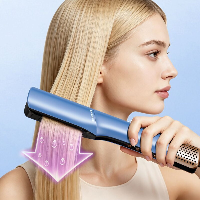 Cubenest Hot Air Hair Straightener SwiftDry SDHS01 Blue